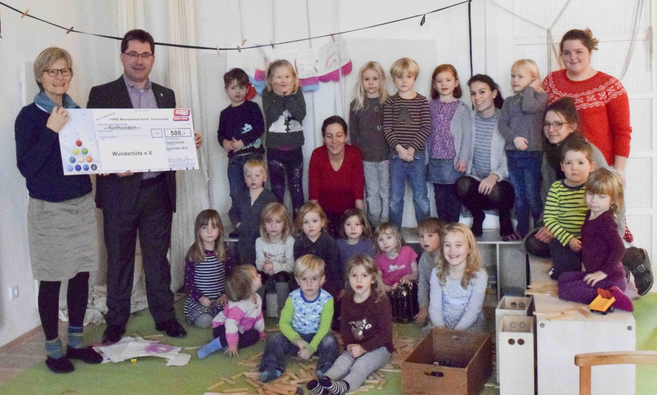 Finke unterstützt Kindertagesstätte in Windhorst