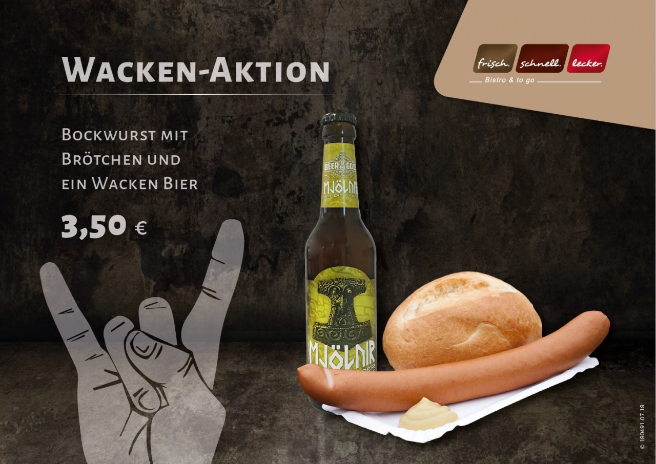 Festival-Besucher bekommen das Metal-Menü