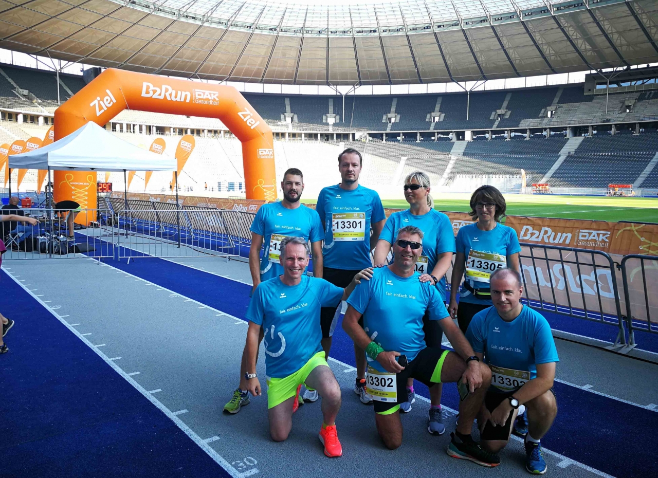Hoyer-Runners nehmen am B2run in Berlin teil