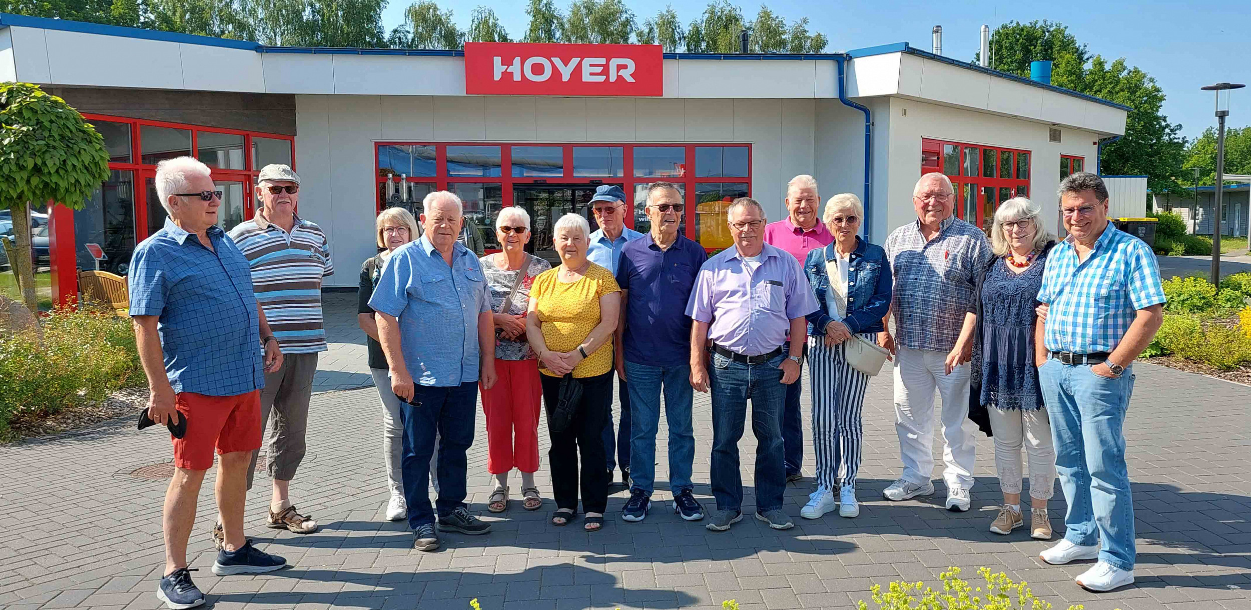 Ehemalige Gewerkschaftssekretäre besuchen Hoyer