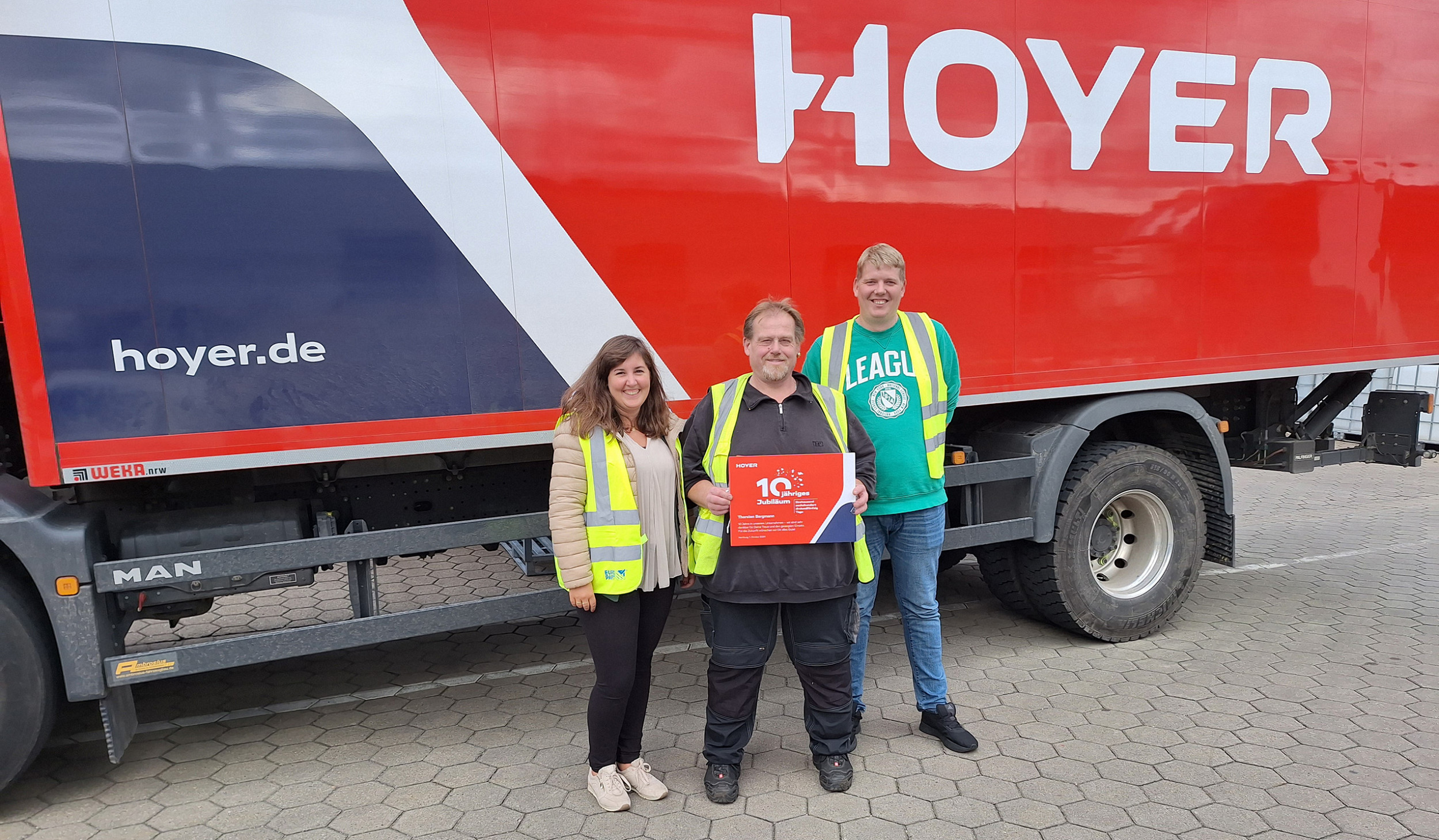 Thorsten Bergmann seit zehn Jahren für Hoyer im Hafen unterwegs