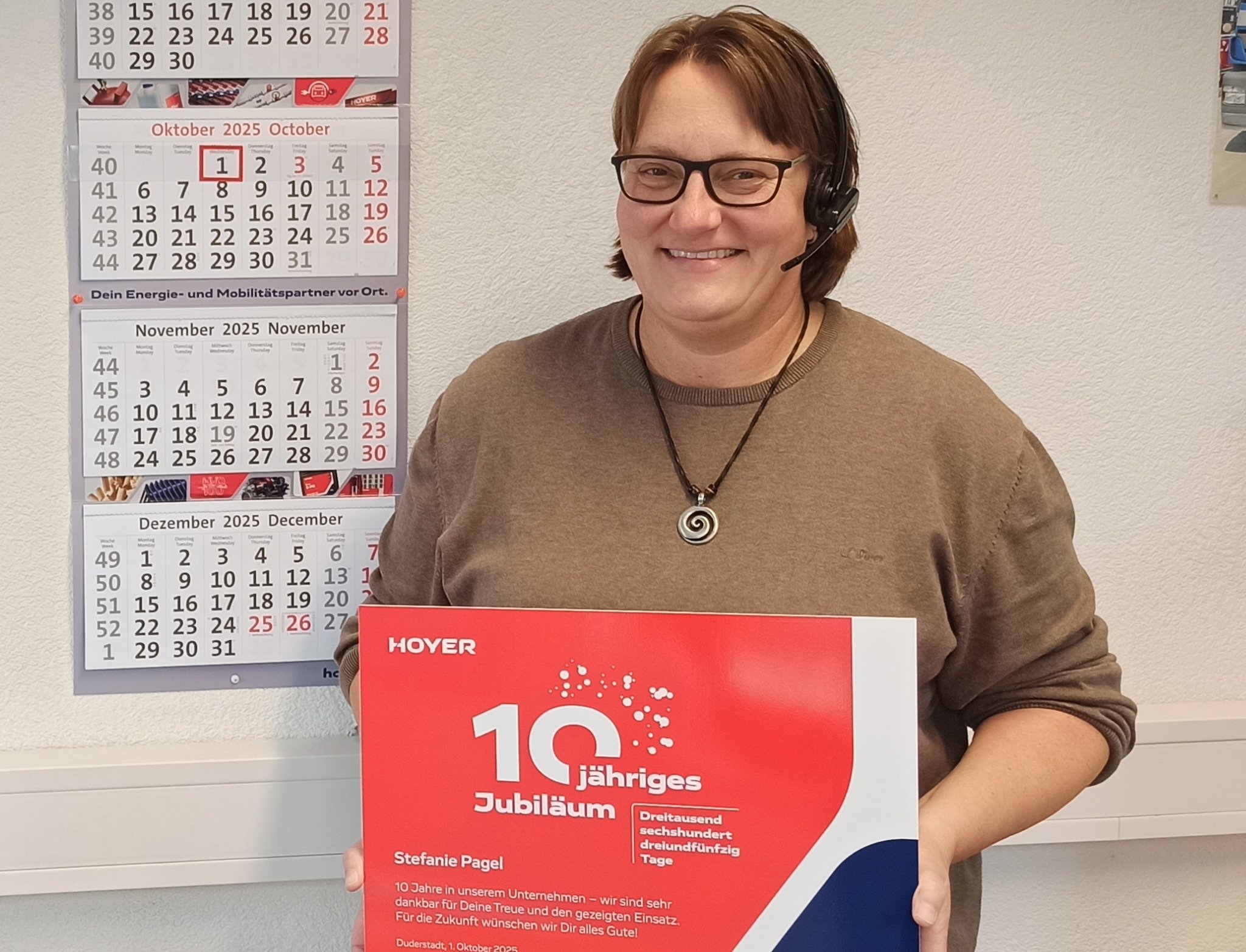 Stefanie Pagel zehn Jahre im Verkaufsbüro Duderstadt