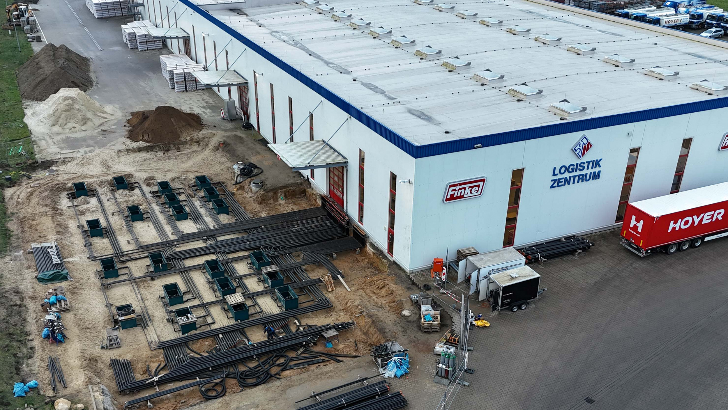 Nächste Phase am neuen Tanklager kann abgeschlossen werden