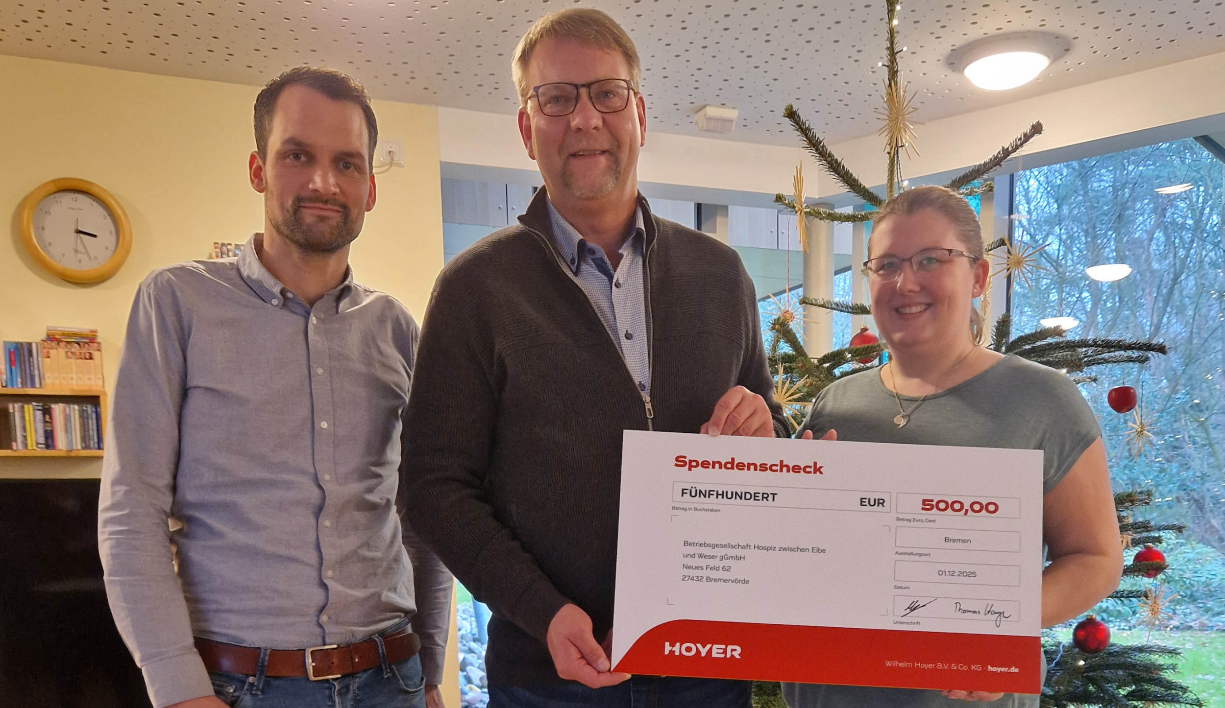 Weihnachtsspende für Bremervörder Einrichtung