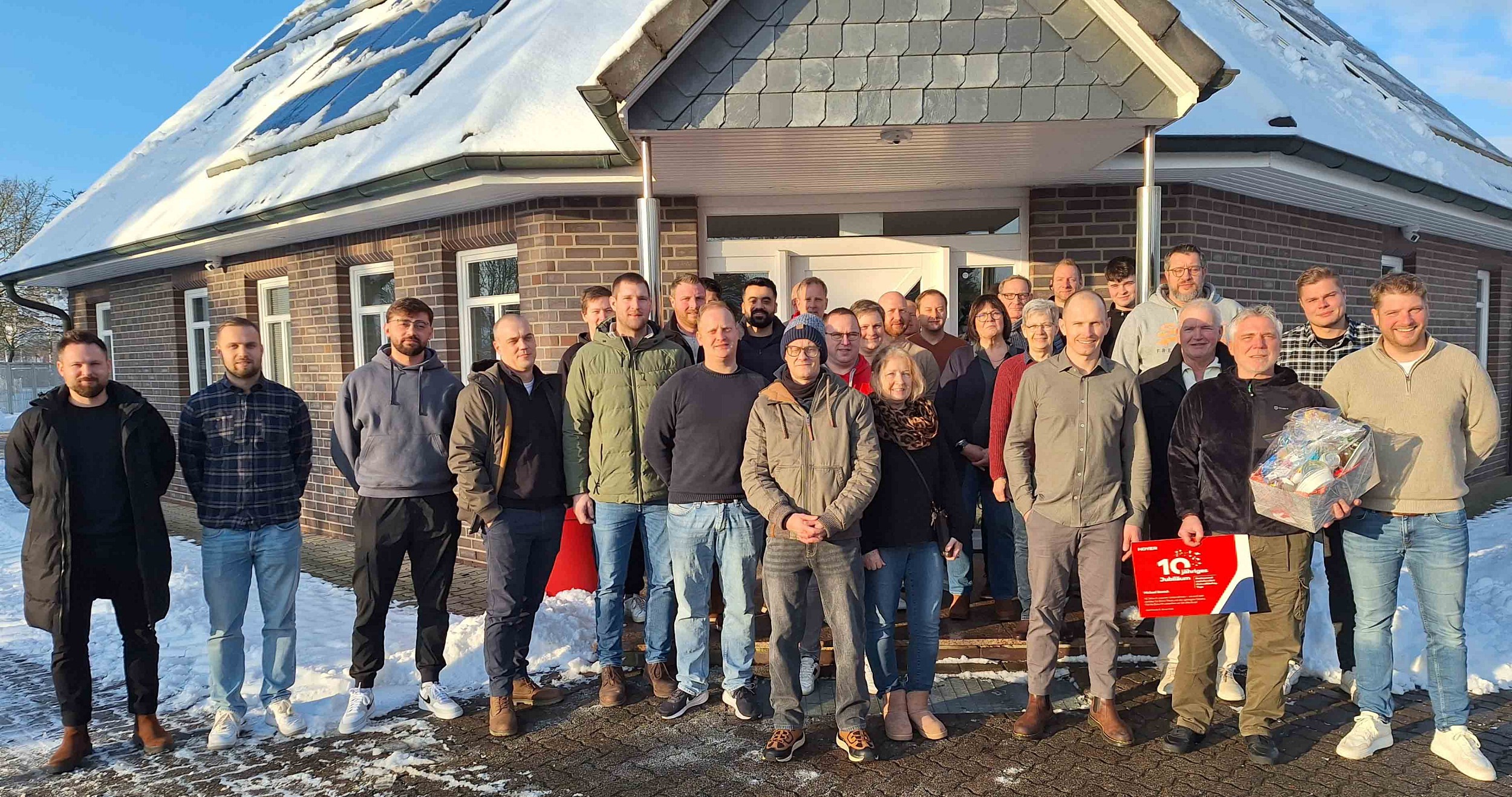 Hoyer Bau und Technik ehrt Michael Bastek