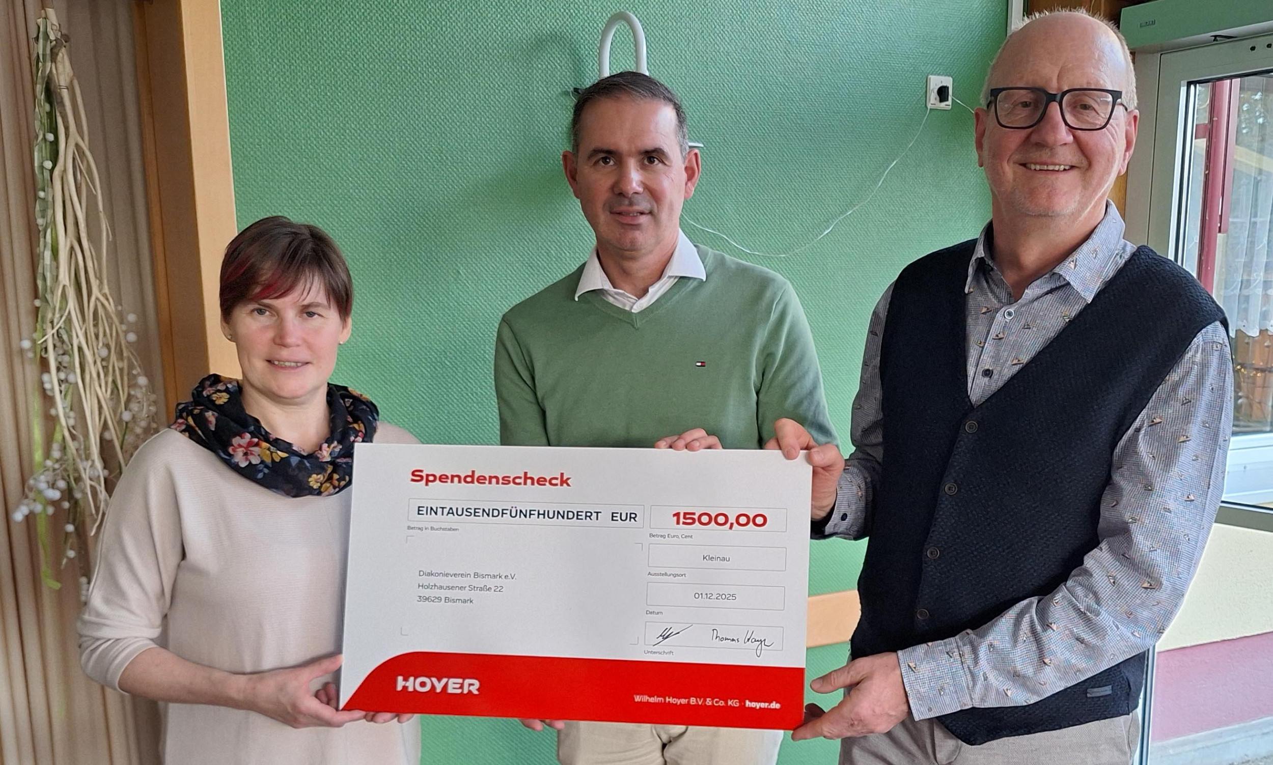 Diakonieverein Bismark e. V. freut sich über Geldsegen