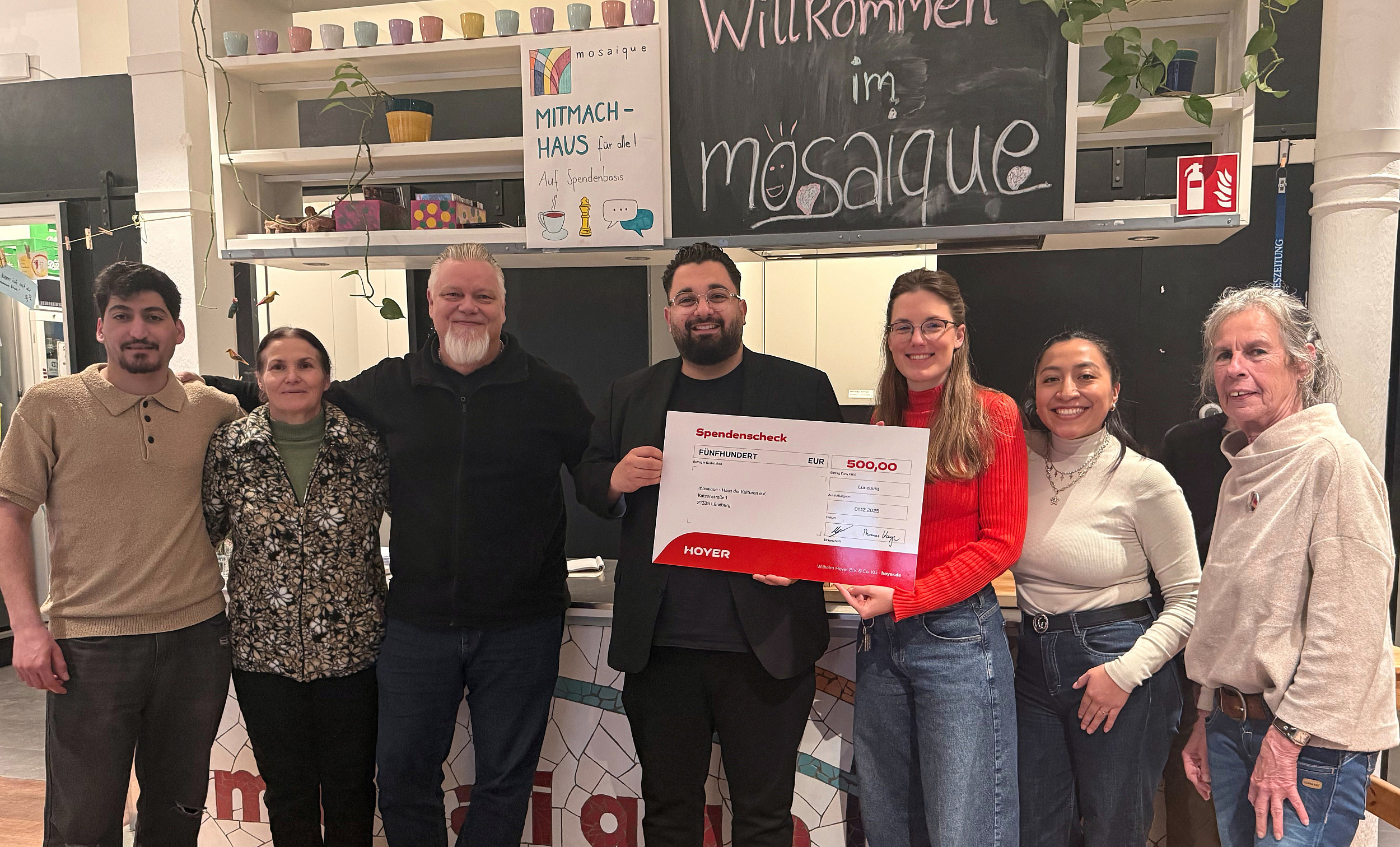 Mosaique Haus der Kulturen e. V. erhält Spende