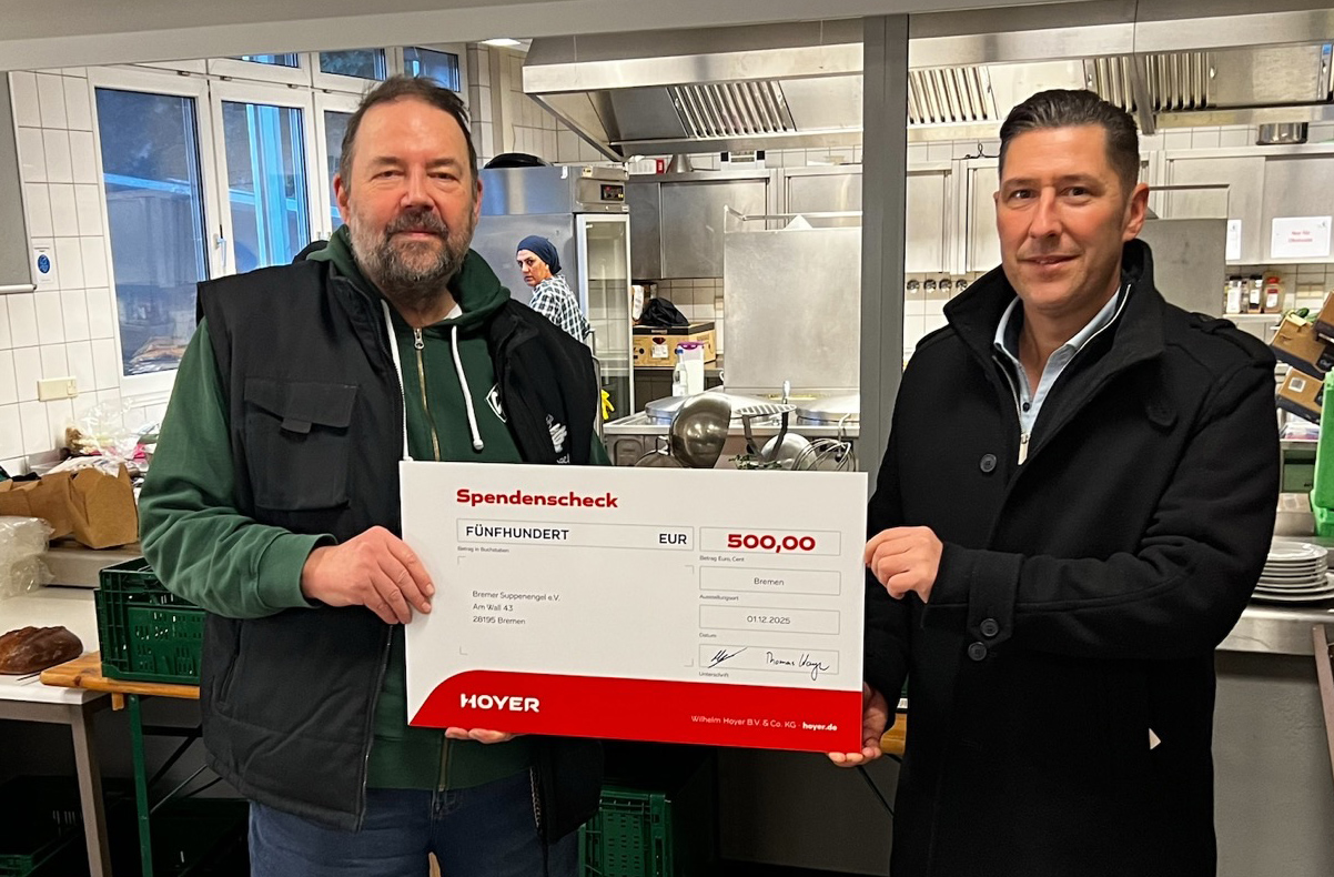 Hoyer unterstützt Bremer Suppenengel