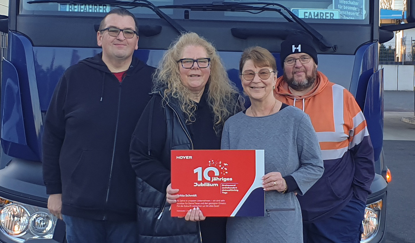 Britta Schmidt seit zehn Jahren bei Hoyer