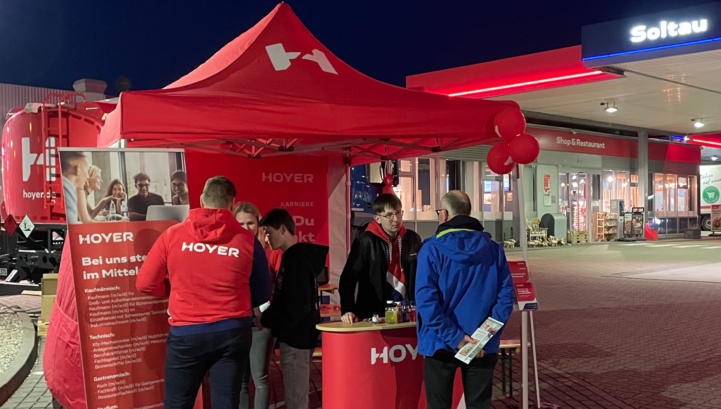 Azubitag im Gewerbegebiet Harber kam gut an