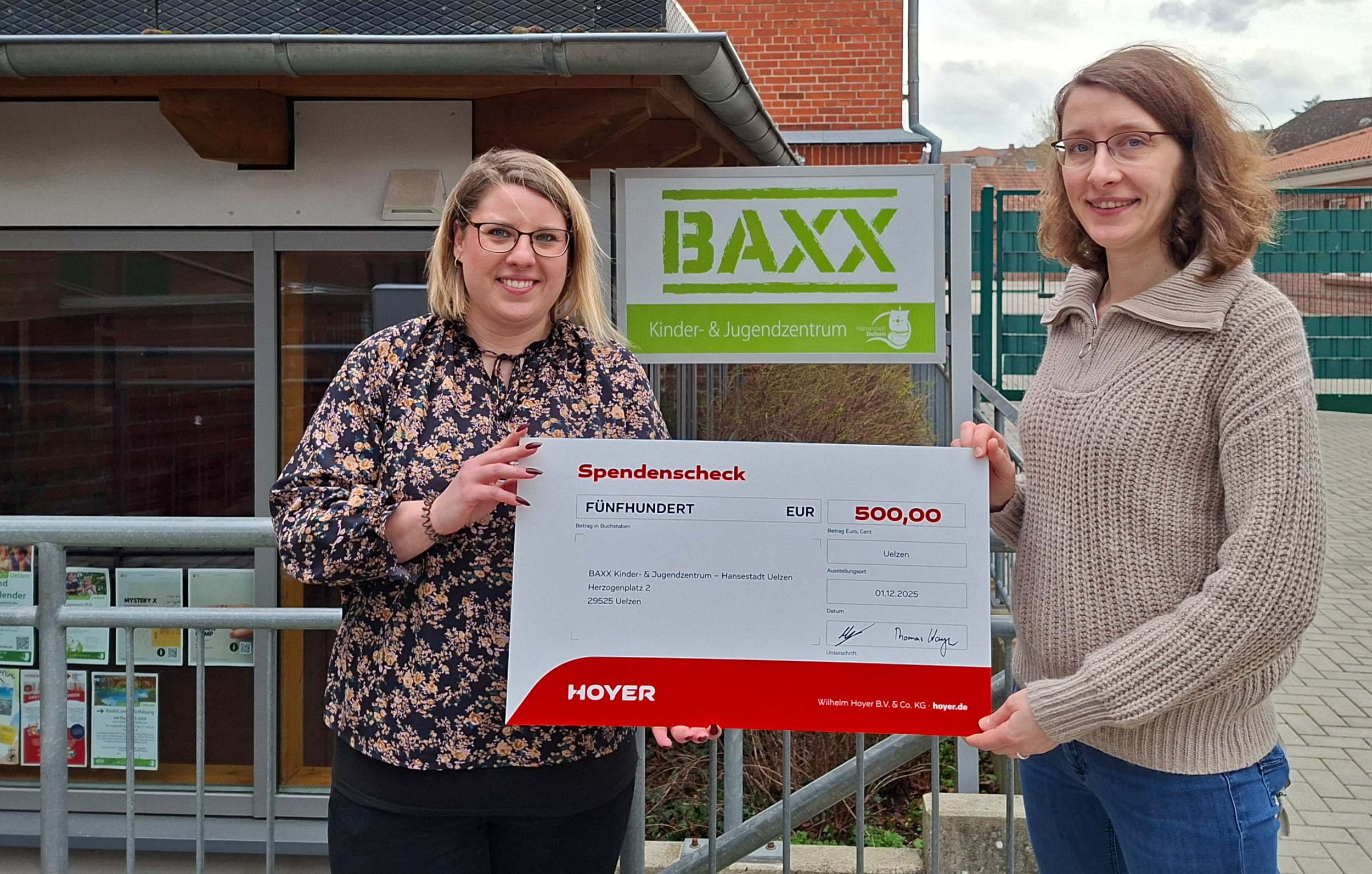 Hoyer unterstützt Kinder- und Jugendzentrum Uelzen