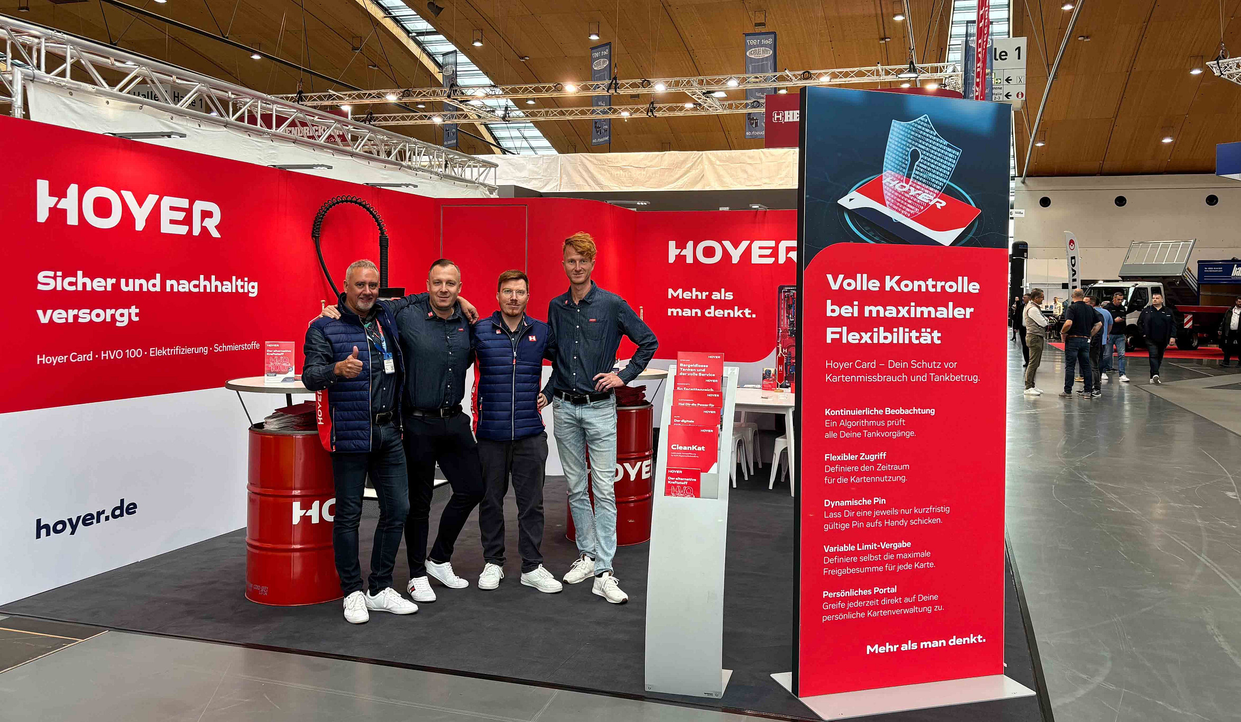 Auf verschiedenen Events als Energiepartner vor Ort