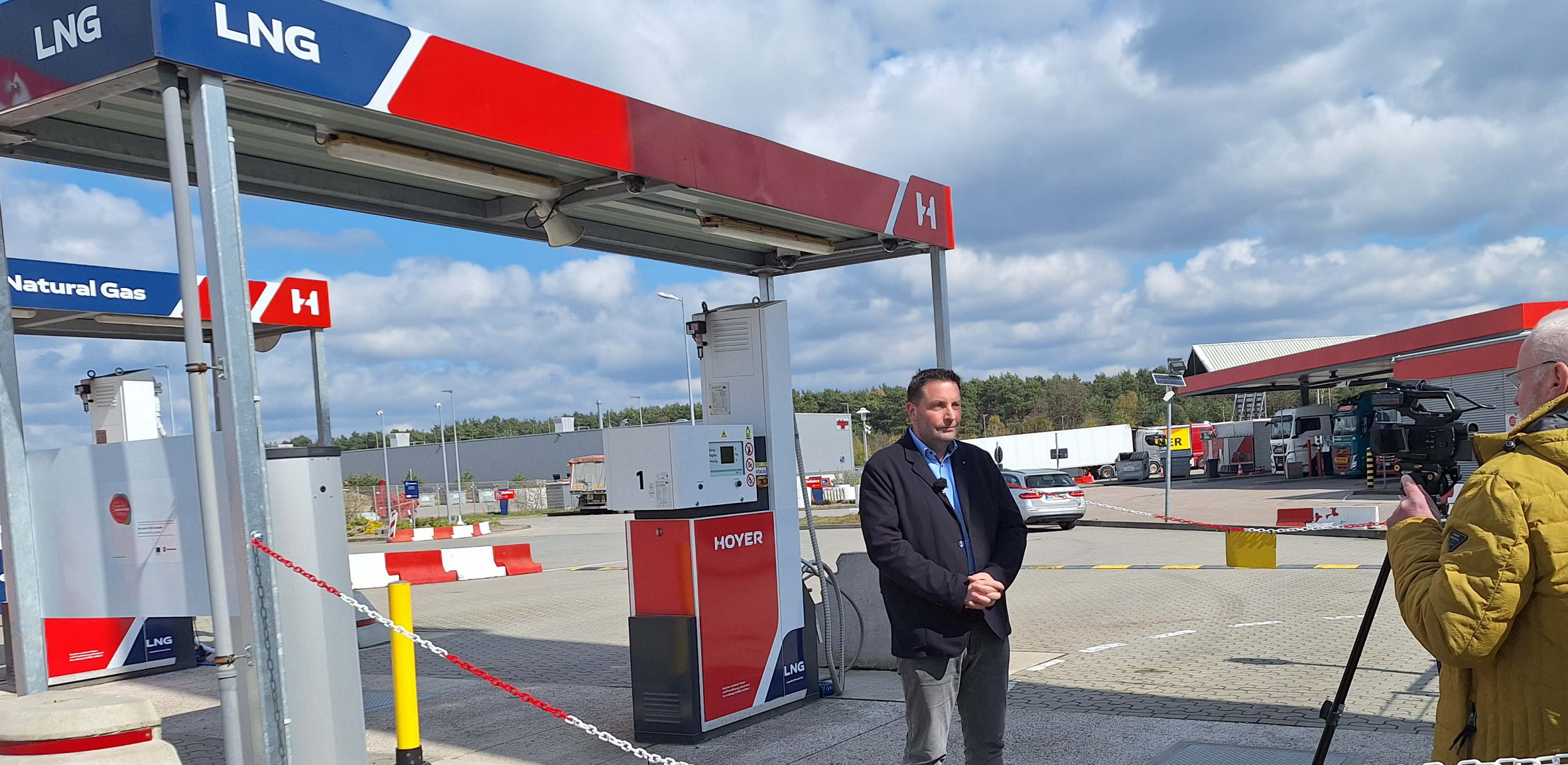 Eurotransport-TV dreht in Soltau Beitrag zu alternativem Kraftstoff