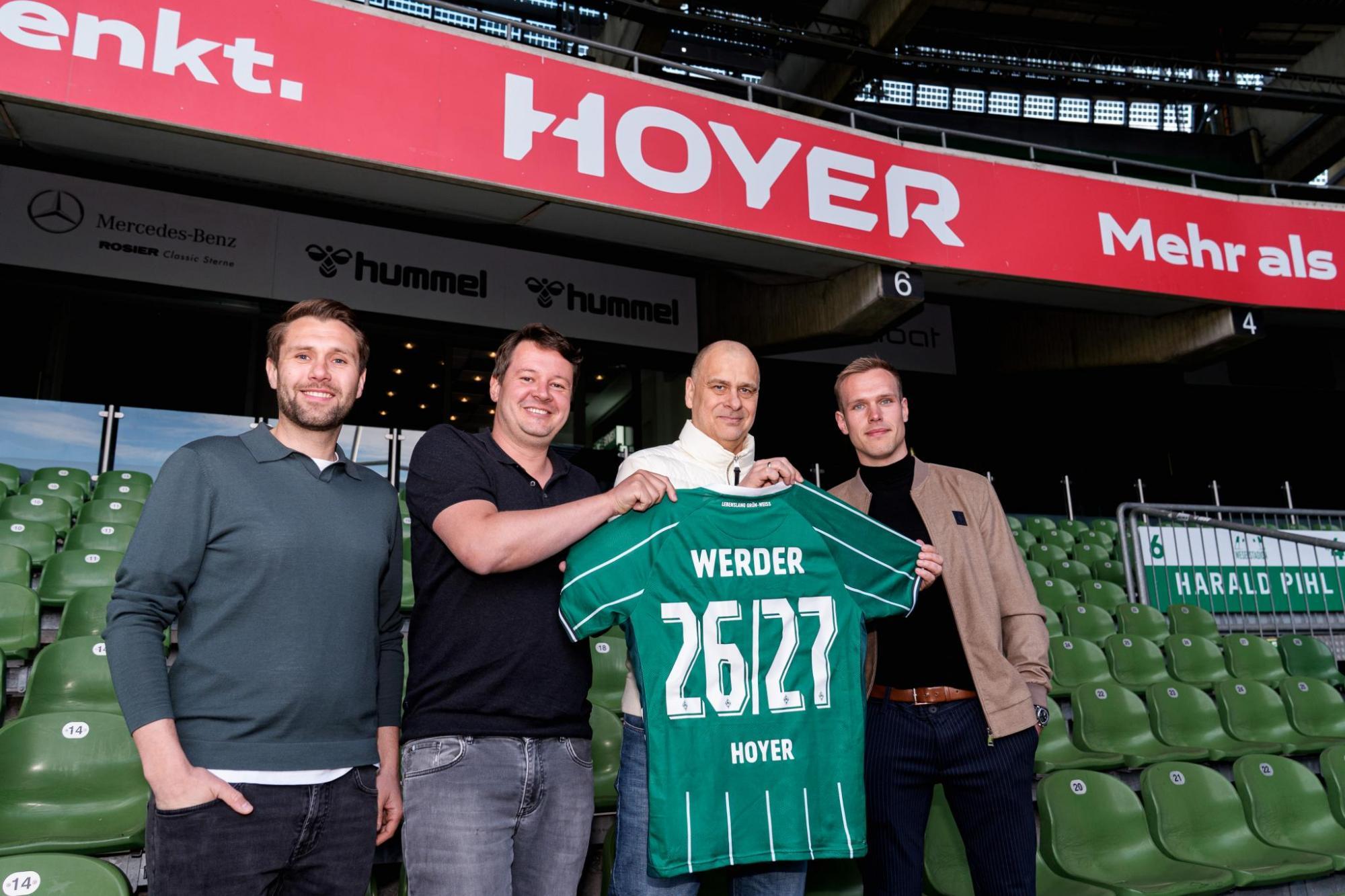 Werder Bremen und Hoyer verlängern langfristige Partnerschaft
