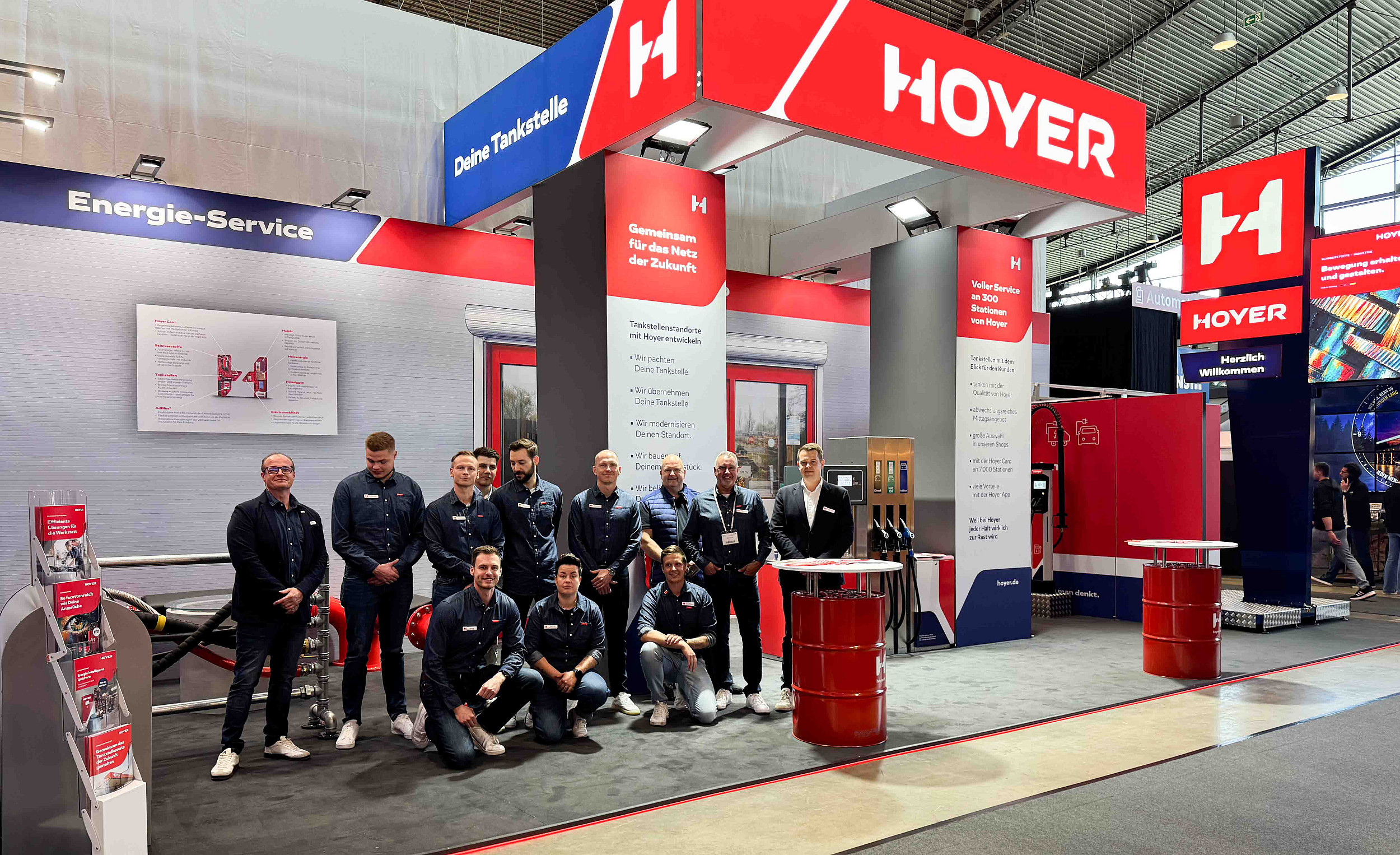 Hoyer ist vor Ort auf der Leitmesse für Tankstellen