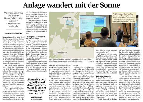 Agri-PV für Drögennindorf geplant