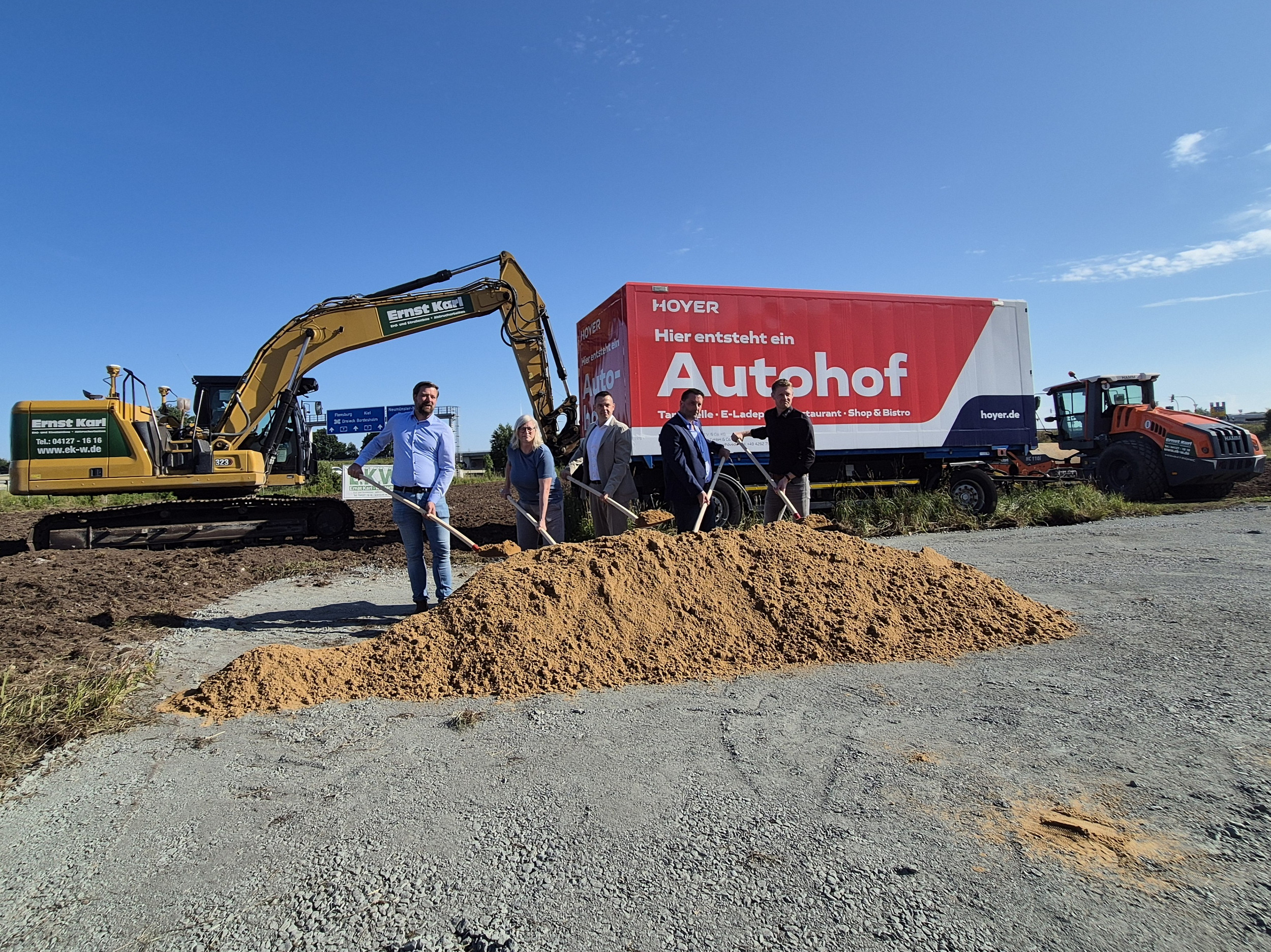 Hoyer baut Autohof an A7 bei Neumünster
