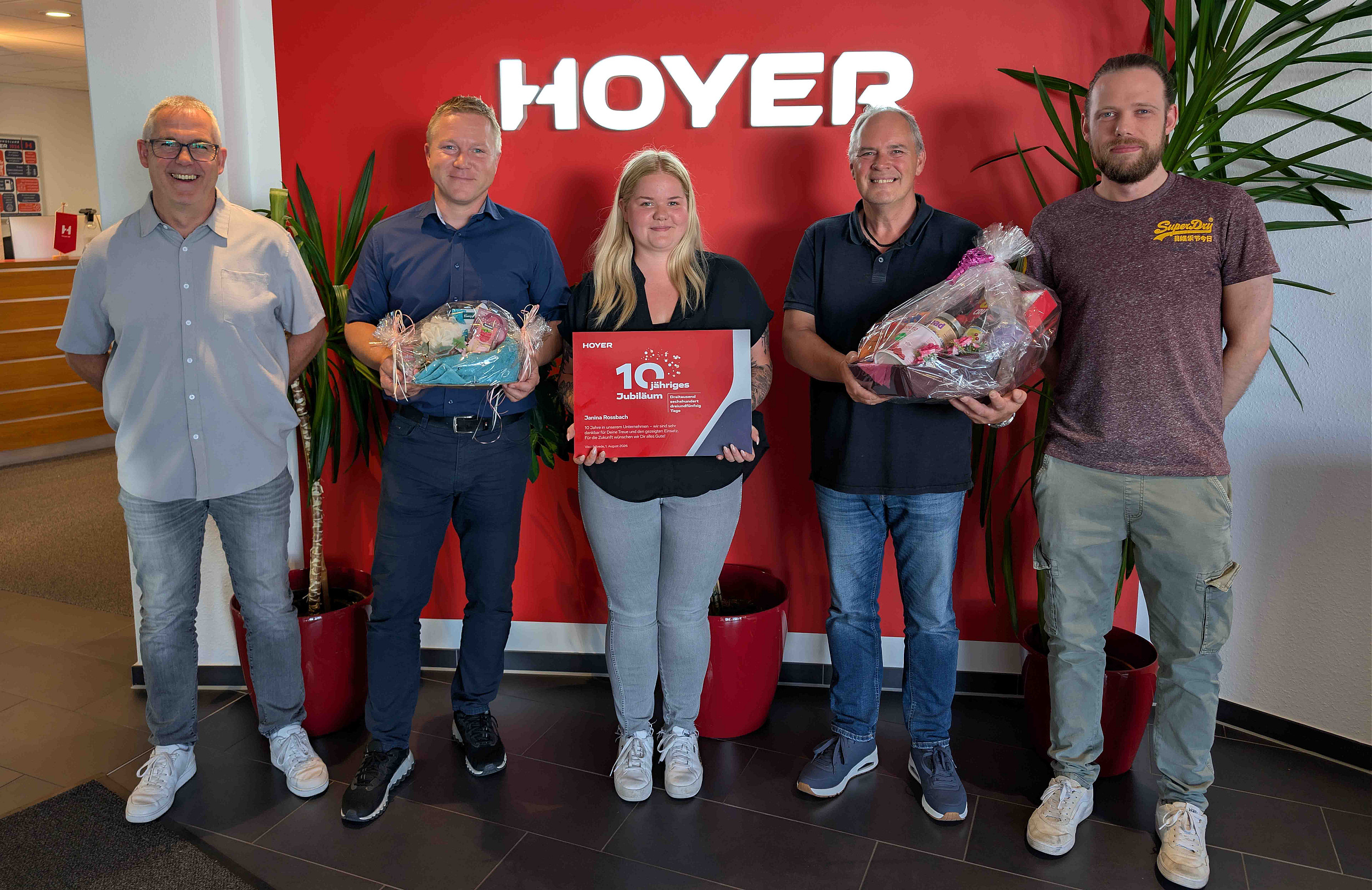 Janina Rossbach seit zehn Jahren bei Hoyer
